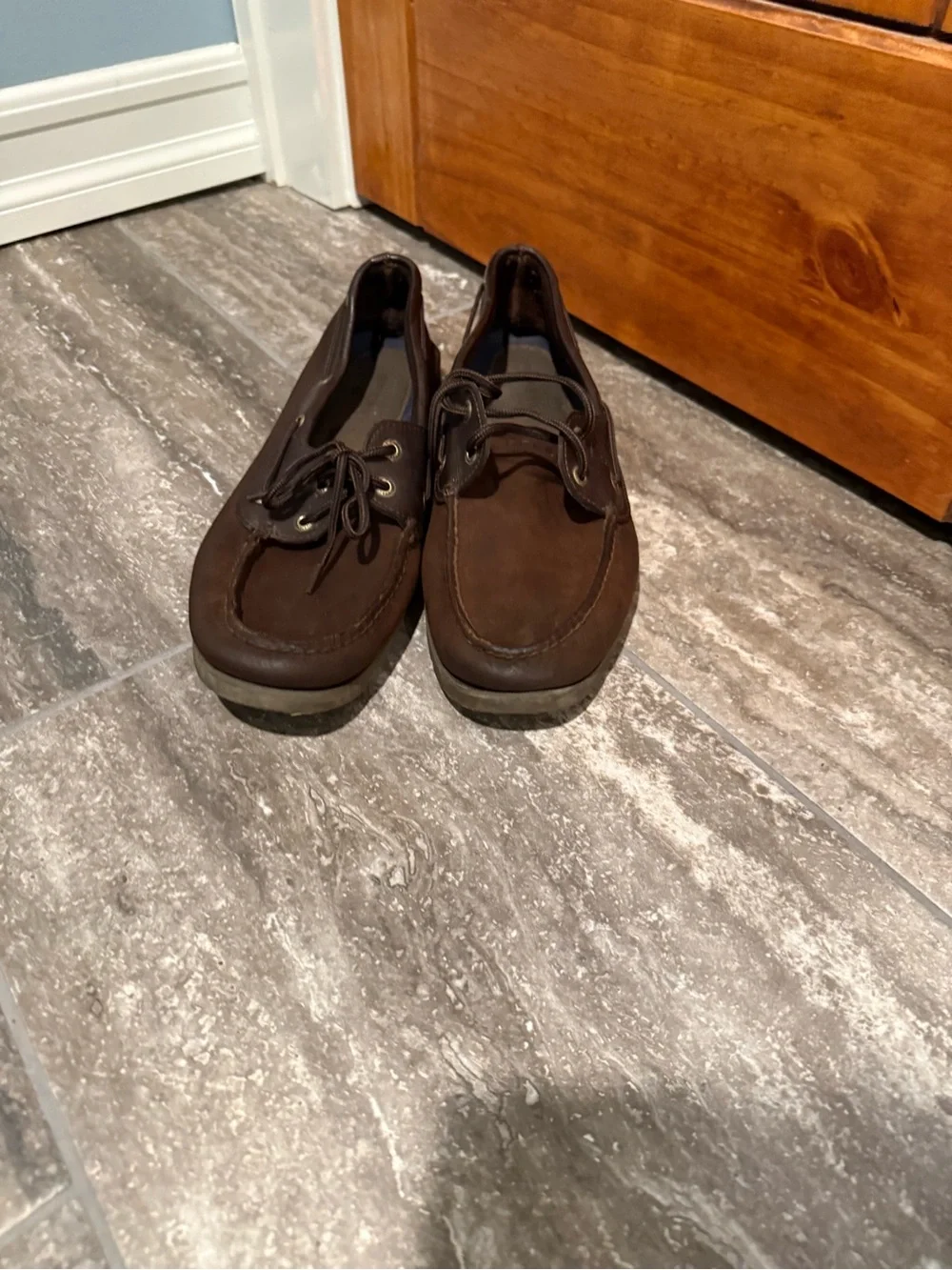 Sperry Men's Brown Leather Boat Shoes
